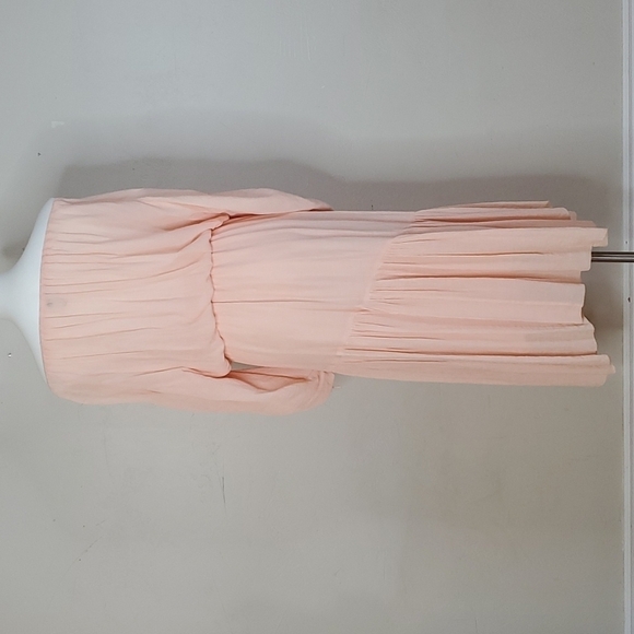 JOIE Elazara Ballet Pink Off Shoulder Blouse and Hiwalani B Textured Skirt - Picture 8 of 14